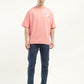 Men's Graphic Print Loose Fit T-shirt - ModelFront View