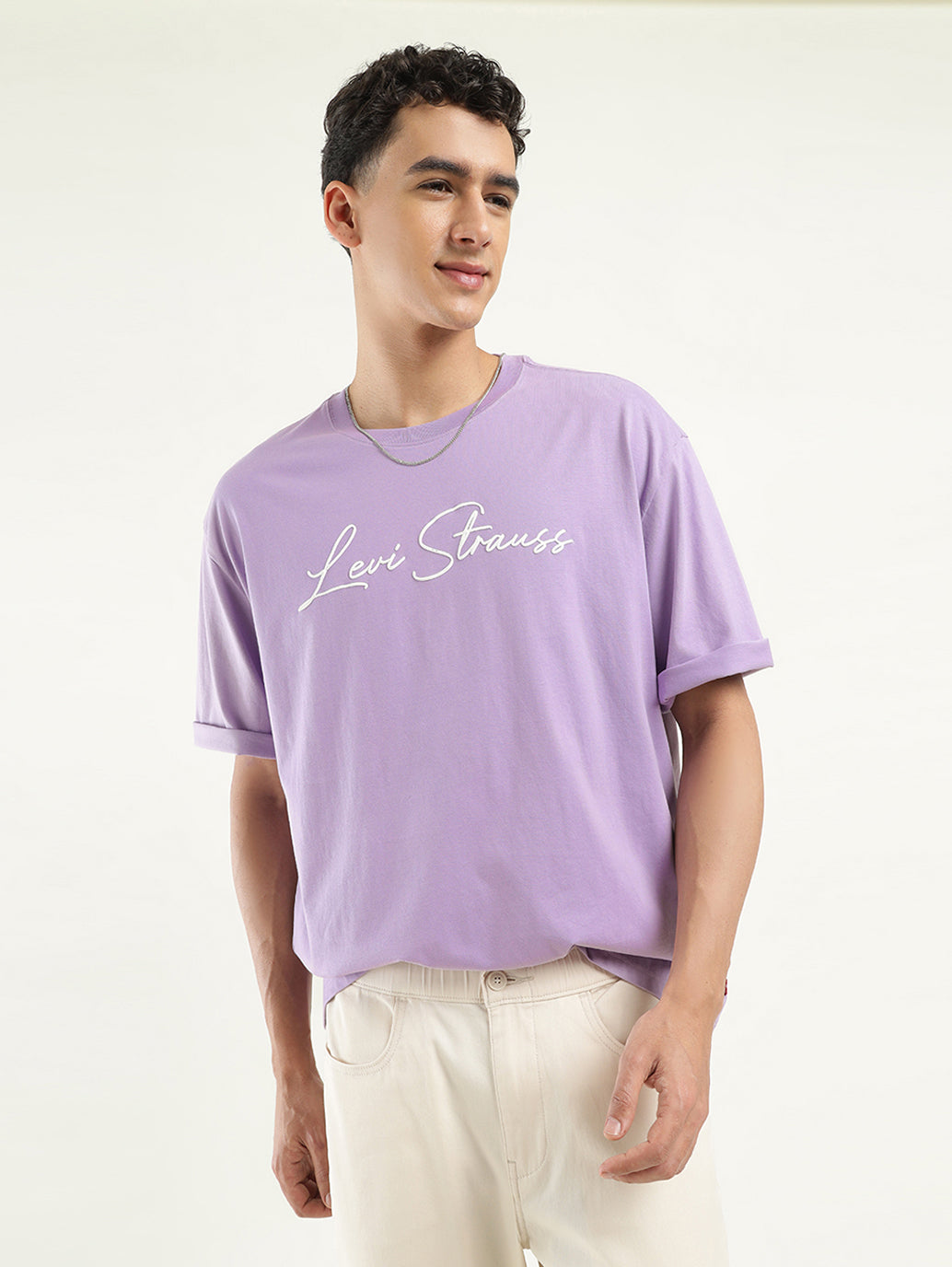 Men's Graphic Print Loose Fit T-shirt - Styleshot View