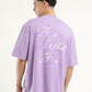 Men's Graphic Print Loose Fit T-shirt - Back View