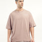 Men's Graphic Print Loose Fit T-Shirt - Front View