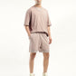 Men's Graphic Print Loose Fit T-Shirt - ModelFront View