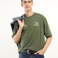 Men's Solid Loose Fit T-Shirt - Styleshot View