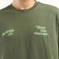 Men's Solid Loose Fit T-Shirt - Detail View
