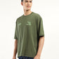 Men's Solid Loose Fit T-Shirt - Side View