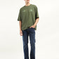 Men's Solid Loose Fit T-Shirt - ModelFront View