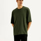 Men's Solid Loose Fit T-shirt - Styleshot View