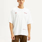 Men's Typography Loose Fit T-Shirt - Front View