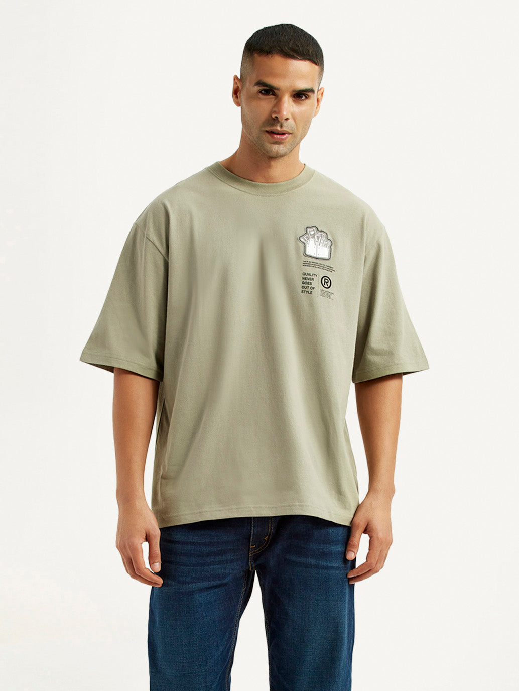 Men's Graphic Print Loose Fit T-shirt