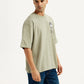 Men's Graphic Print Loose Fit T-shirt - Side View