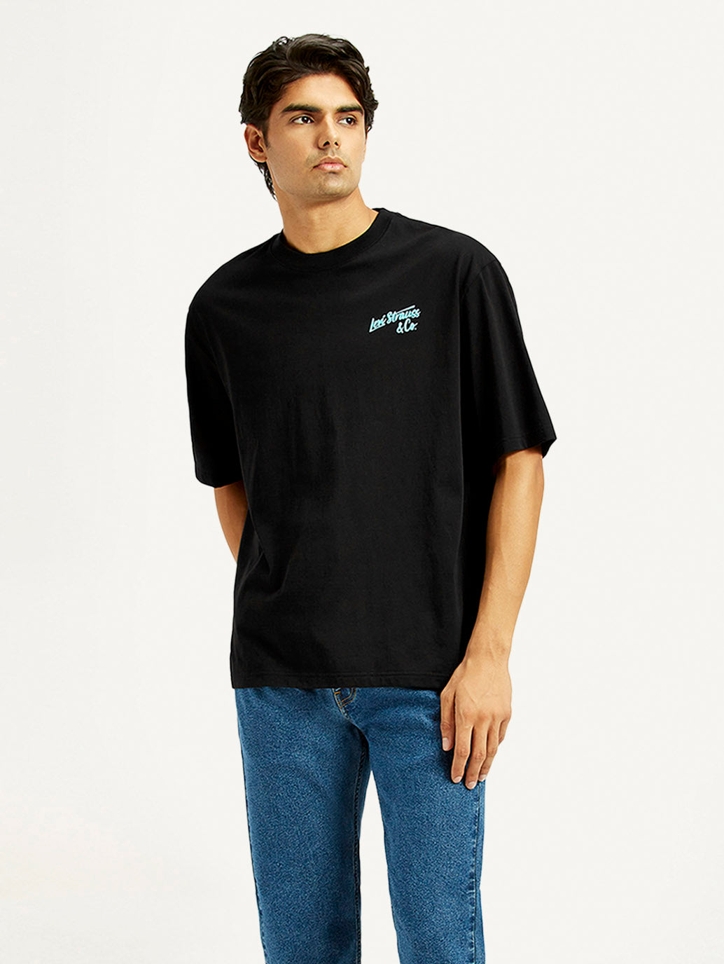 Men's Graphic Loose Fit T-Shirt - Styleshot View