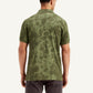 Men's Tie -Dye Slim Fit Polo T-Shirt - Back View