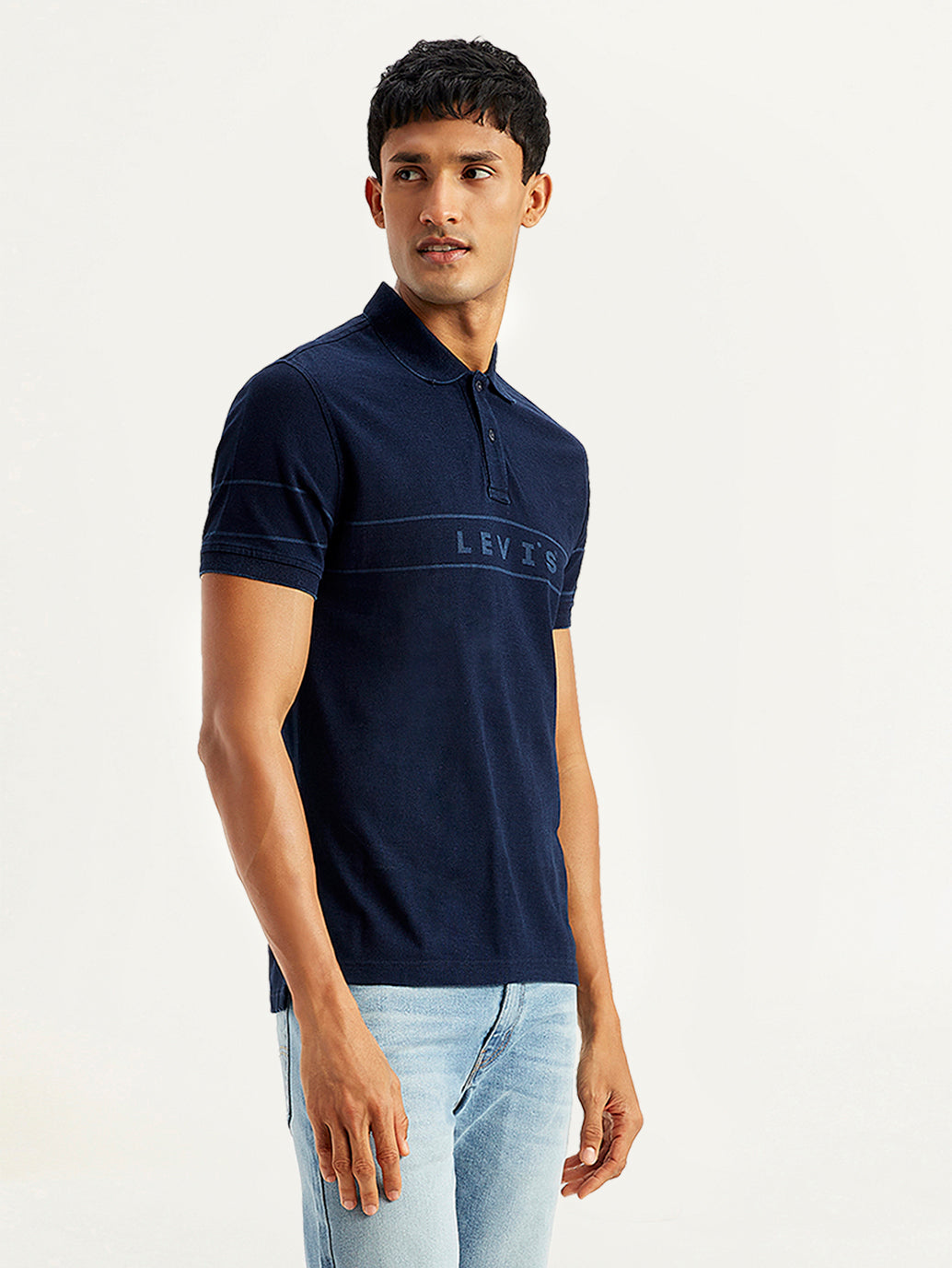 Men's Brand Logo Slim Fit Polo T-Shirt - 9d2ead6b-d439-47d4-ba2e-ae72d9aae5c7 View
