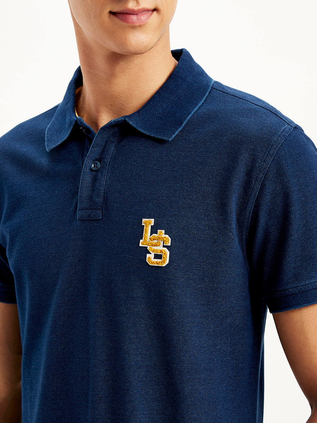 Men's Solid Slim Fit Polo T-Shirt - a9da0d6a-70c5-4850-a9a3-4f4bb1b97a84 View