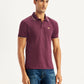 Men's Solid Slim Fit Polo T-shirt - Side View