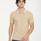 Men's Embroidered Slim Fit Polo T-Shirt - Front View