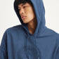 Men's Brand Logo Blue Hooded Sweatshirt - 07535178-d720-46e4-838d-9ef210111aef View