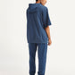 Men's Brand Logo Blue Hooded Sweatshirt - f6a42277-4974-4556-a182-61dec0d521a3 View