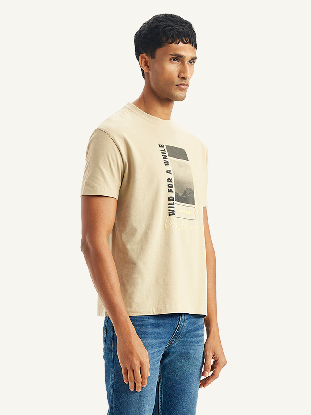 Men's Graphic Print Regular Fit T-Shirt - 20 View