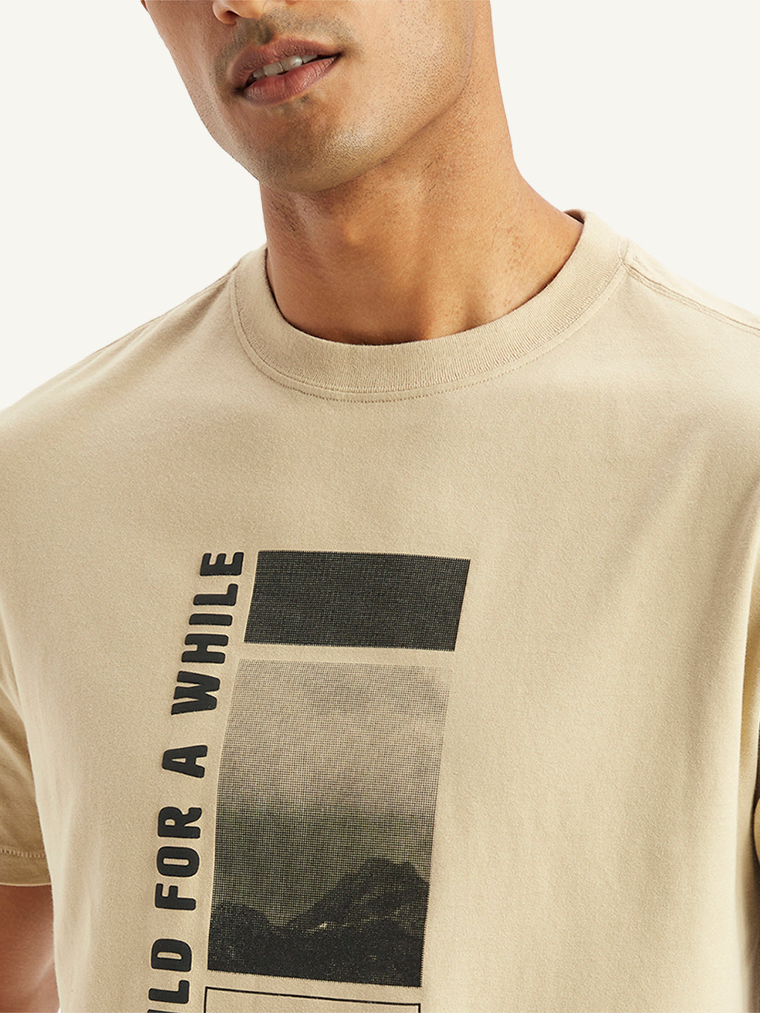 Men's Graphic Print Regular Fit T-Shirt - 20 View