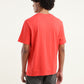 Men's Brand Logo Oversized T-Shirt - Back View