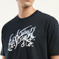 Men's Brand Logo Oversized T-Shirt - FrontDetails View