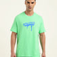 Men's Brand Logo Loose Fit T-Shirt - Front View