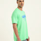 Men's Brand Logo Loose Fit T-Shirt - Side View