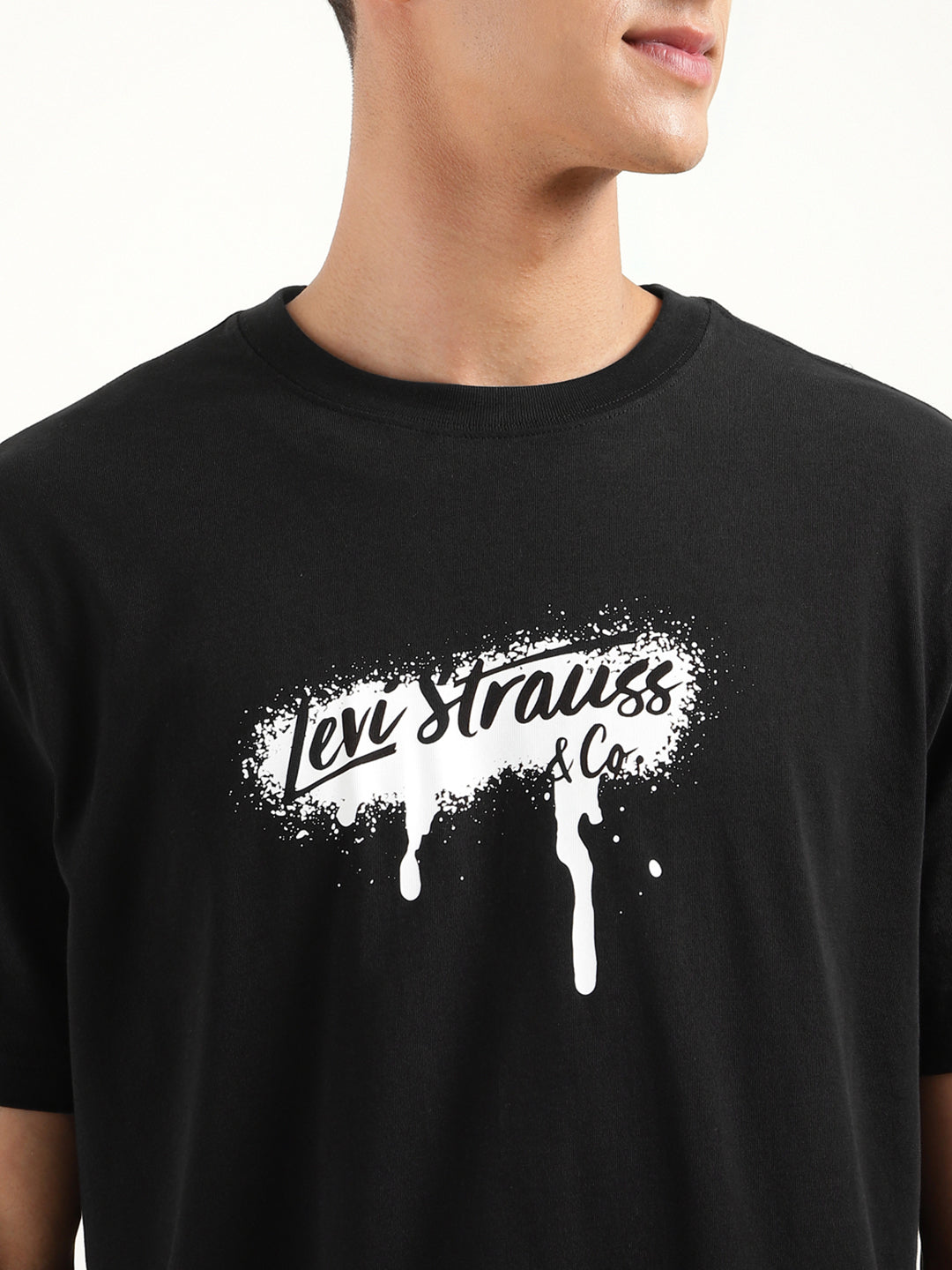 Men's Brand Logo Oversized T-Shirt - 3ee0eff7-078f-49c4-bf30-00578a0e95fa View