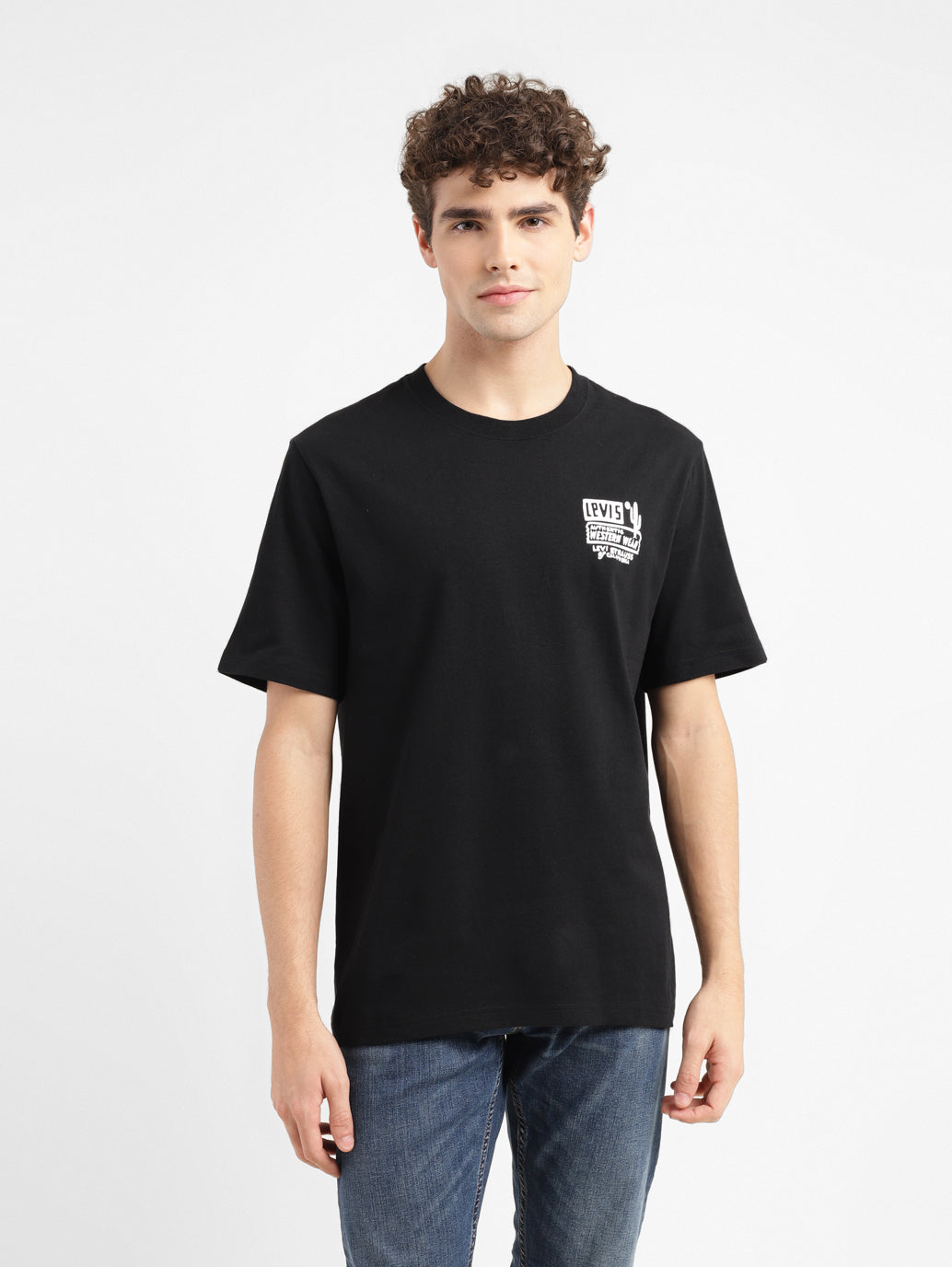 Men's Printed Crew Neck T-shirt - 9383975e-e582-4ba2-96d3-59a71c551862 View