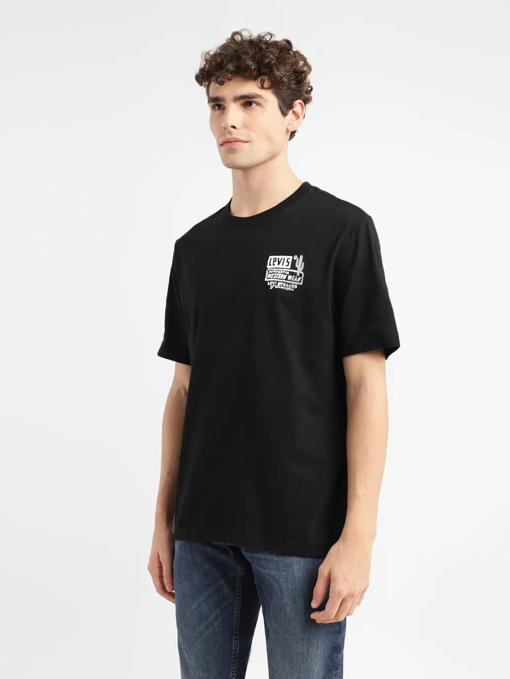 Men's Printed Crew Neck T-shirt - 78e6a773-bd6a-4f30-a4ab-e0941bed218e View