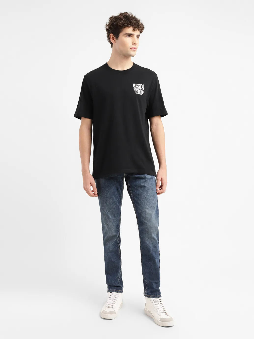 Men's Printed Crew Neck T-shirt - da33843e-2b1a-4a6a-911b-1a1e664ae746 View