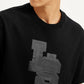 Men's Typographic Print Crew Neck T-shirt - Detail View