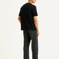 Men's Typographic Print Crew Neck T-shirt - Back View