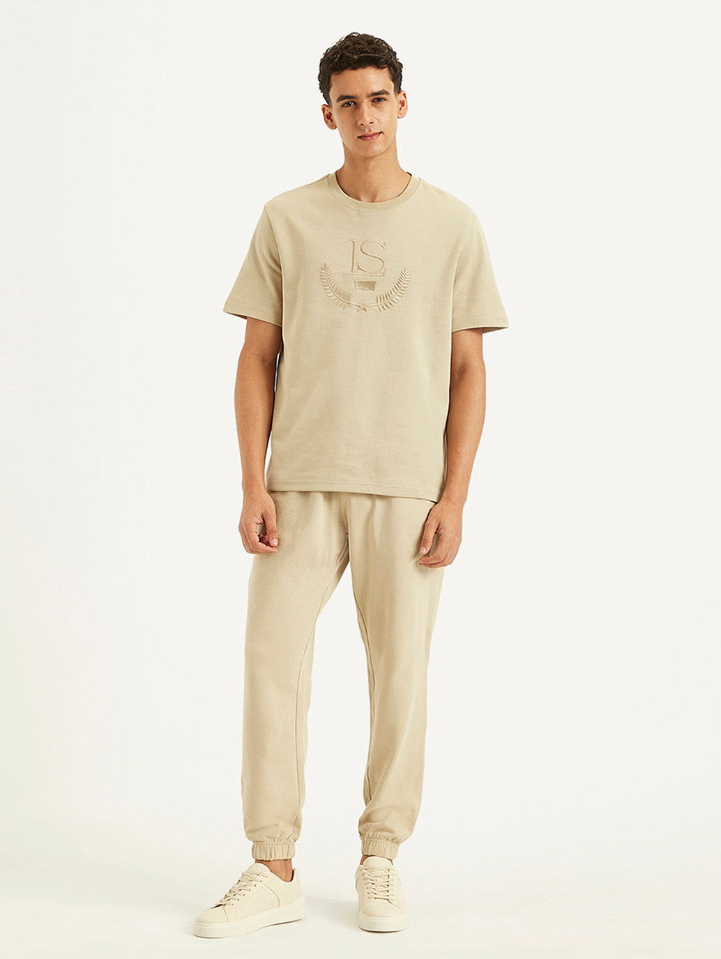 Men's Embroidered Regular Fit T-Shirt - 0a42671f-c730-43d8-9b71-bcd20b633c36 View