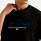 Men's Typographic Print Crew Neck T-Shirt - Detail View