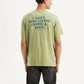 Men's Solid Crew Neck T-Shirt - back View