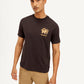 Men's Typography Crew Neck T-shirt - Elevated View