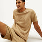 Men's Typography Crew Neck T-shirt - Elevated View