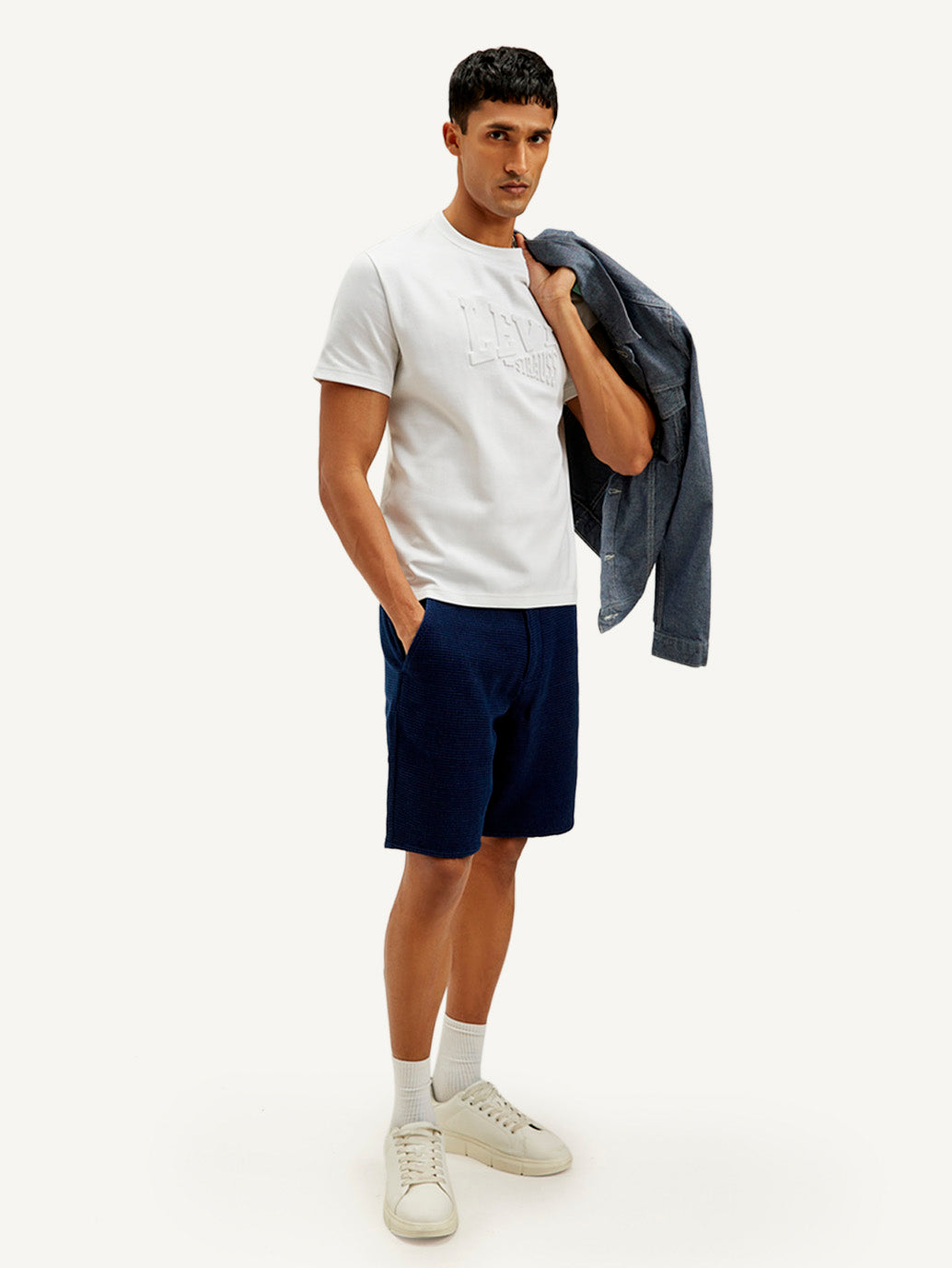 Men's Typography Crew Neck T-shirt - Styleshot View