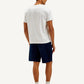 Men's Typography Crew Neck T-shirt - Back View