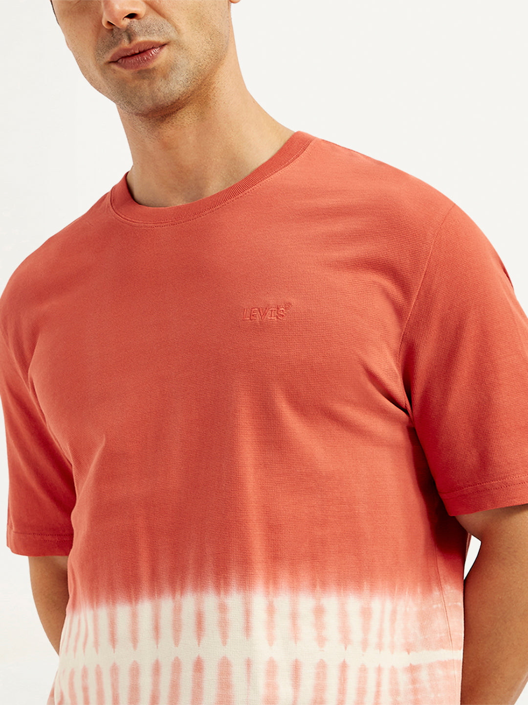 Men's Tie-Dye Crew Neck T-Shirt - Detail View