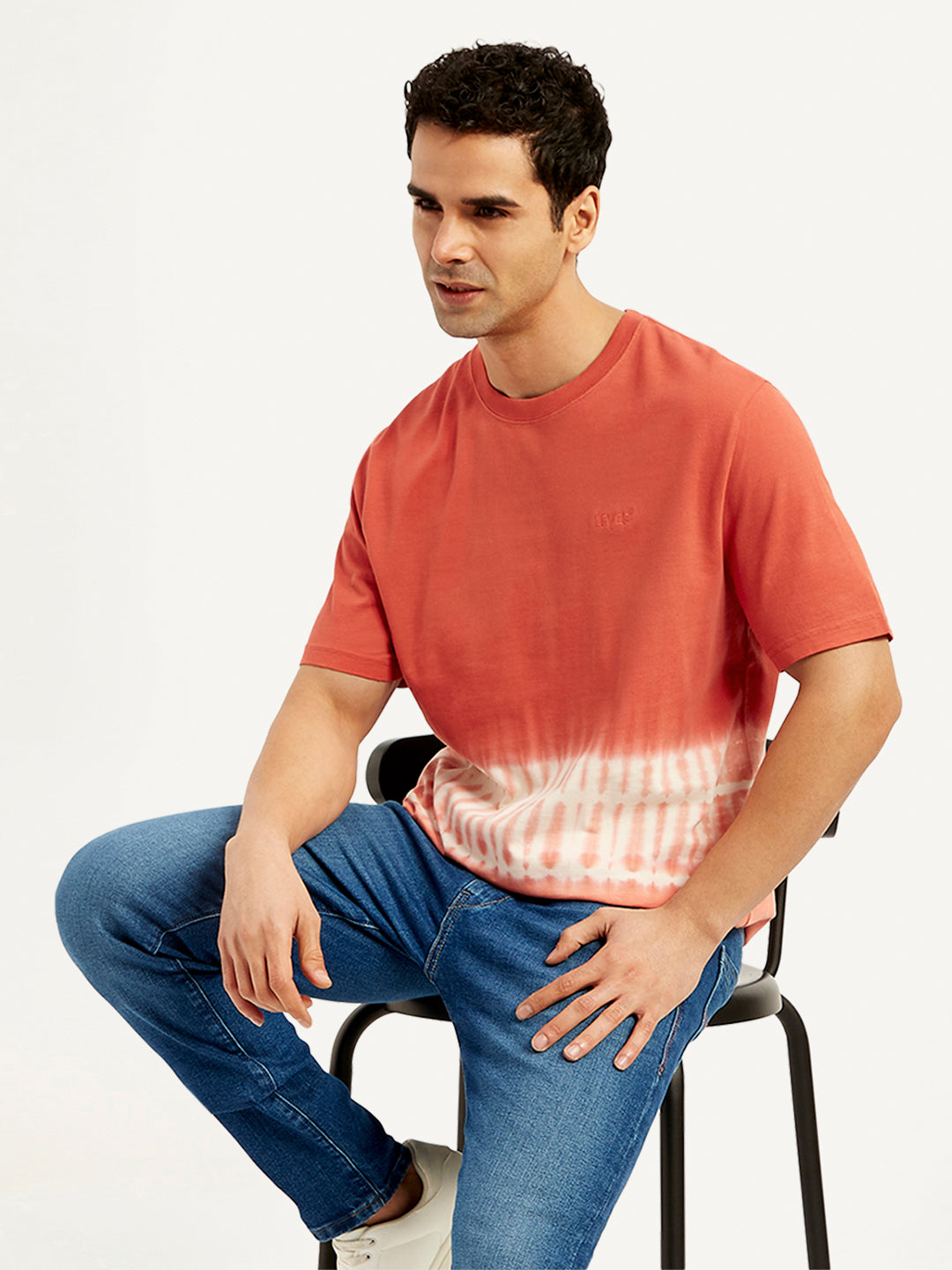Men's Tie-Dye Crew Neck T-Shirt - Styleshot View