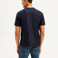 Men's Brand Logo Crew Neck T-shirt - Back View