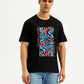 Men's Graphic Print Crew Neck T-Shirt - Front View