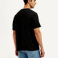 Men's Graphic Print Crew Neck T-Shirt - Back View