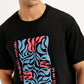 Men's Graphic Print Crew Neck T-Shirt - Detail View
