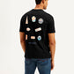 Men's Solid Crew Neck T-shirt - Back View