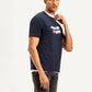 Men's Typography Crew Neck T-shirt - Side View