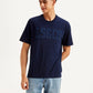 Men's Brand Logo Crew Neck T-shirt - Front View