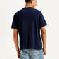 Men's Brand Logo Crew Neck T-shirt - Back View